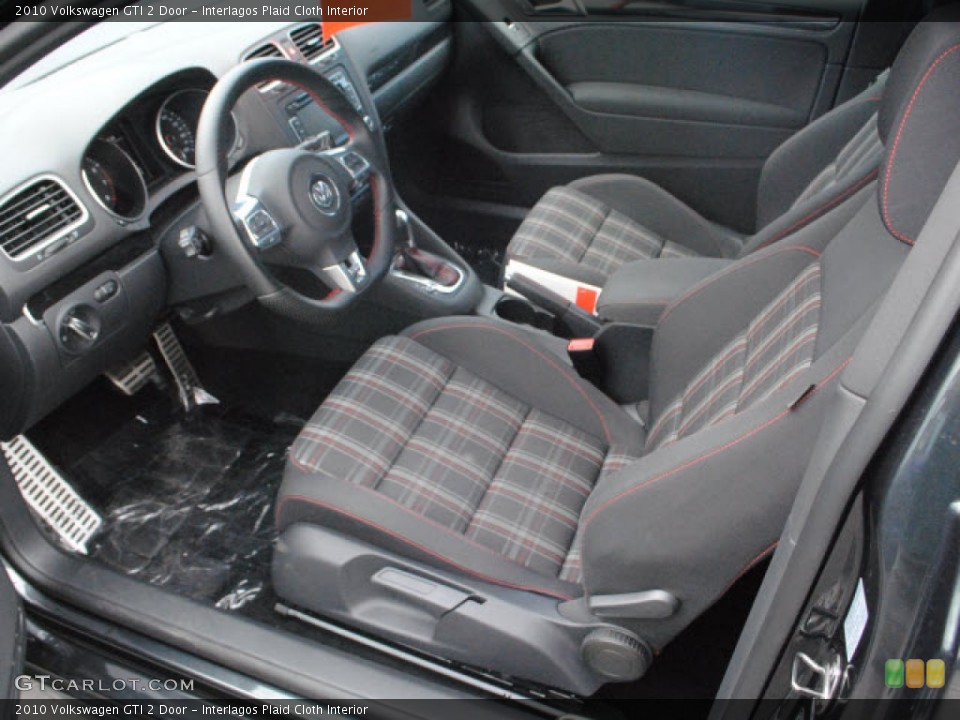 Interlagos Plaid Cloth Interior Photo for the 2010 Volkswagen GTI 2 Door #52459589