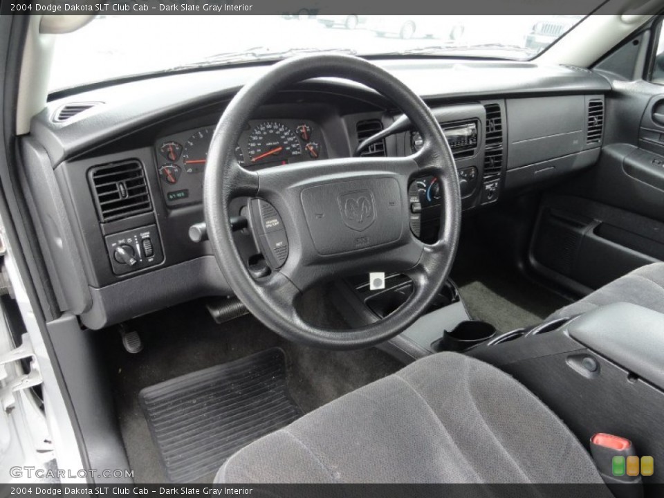 Dark Slate Gray Interior Prime Interior for the 2004 Dodge Dakota SLT Club Cab #52459661