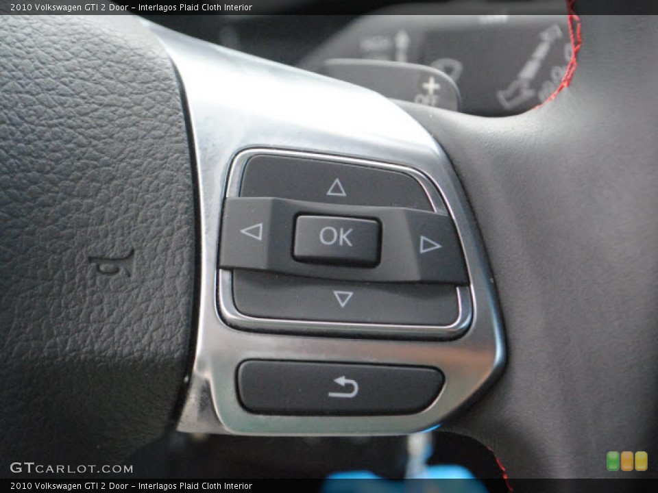 Interlagos Plaid Cloth Interior Controls for the 2010 Volkswagen GTI 2 Door #52459679