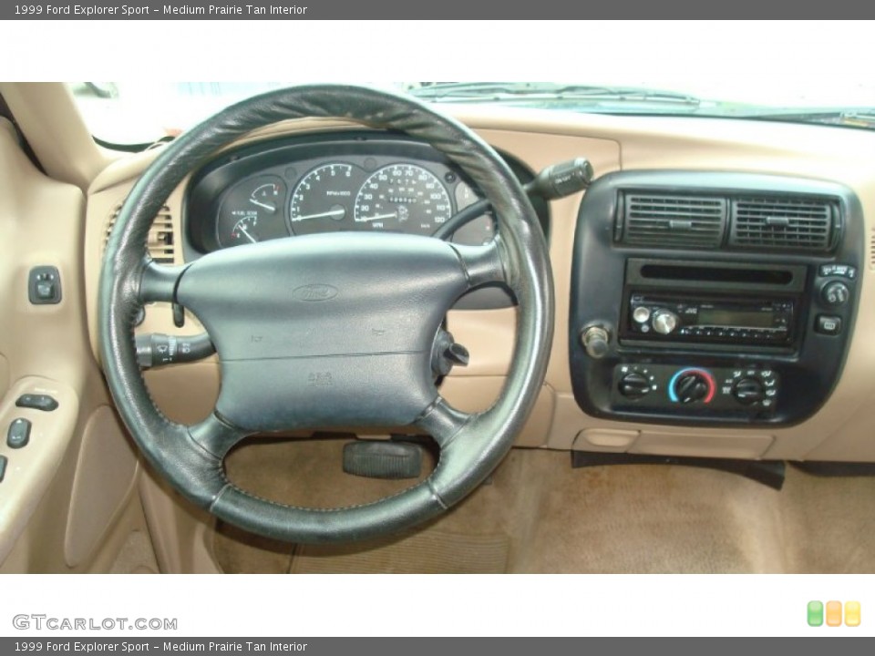 Medium Prairie Tan Interior Dashboard for the 1999 Ford Explorer Sport #52460123