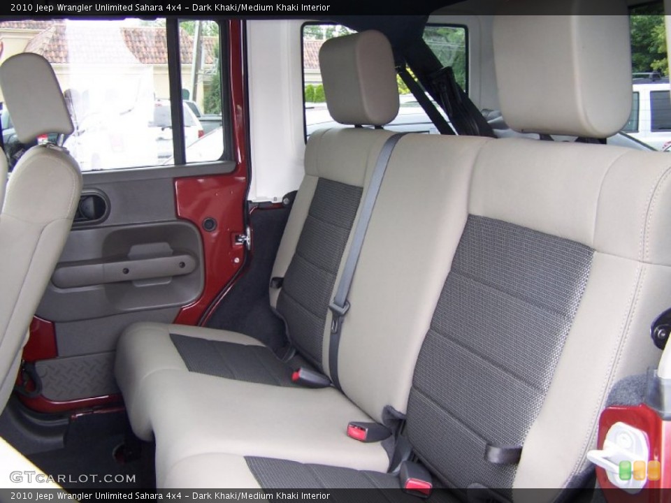 Dark Khaki/Medium Khaki 2010 Jeep Wrangler Unlimited Interiors