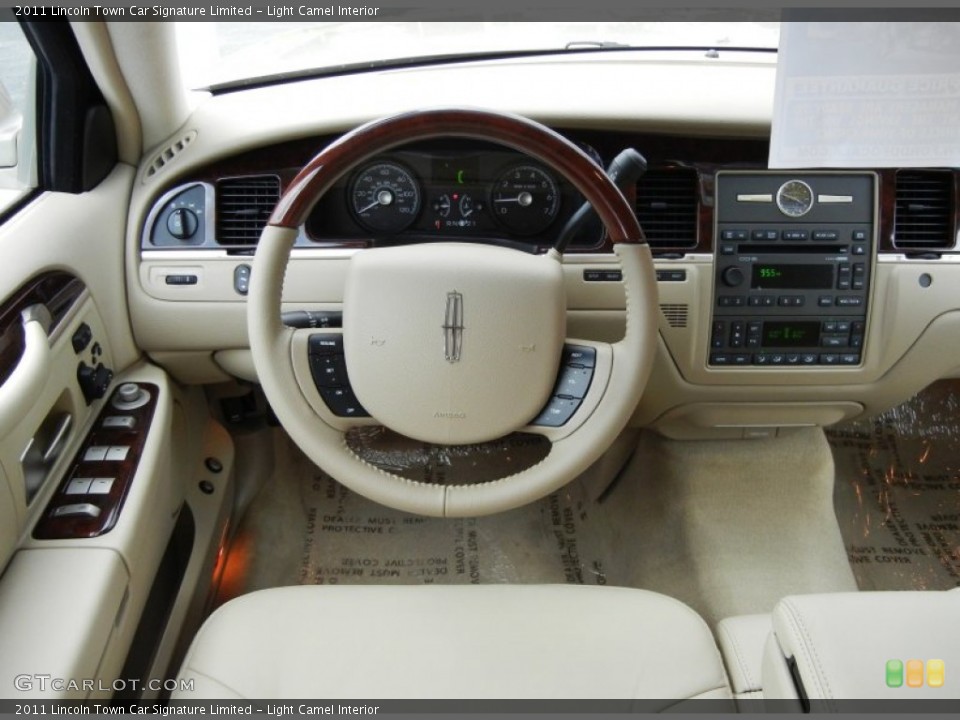 Light Camel Interior Dashboard for the 2011 Lincoln Town Car Signature Limited #52462034