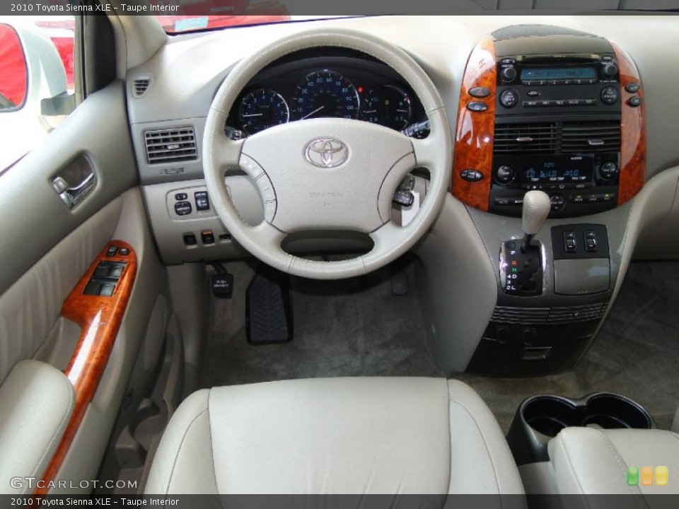 Taupe Interior Dashboard for the 2010 Toyota Sienna XLE #52462598