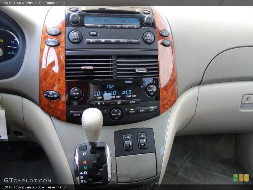Taupe Interior Controls for the 2010 Toyota Sienna XLE #52462610