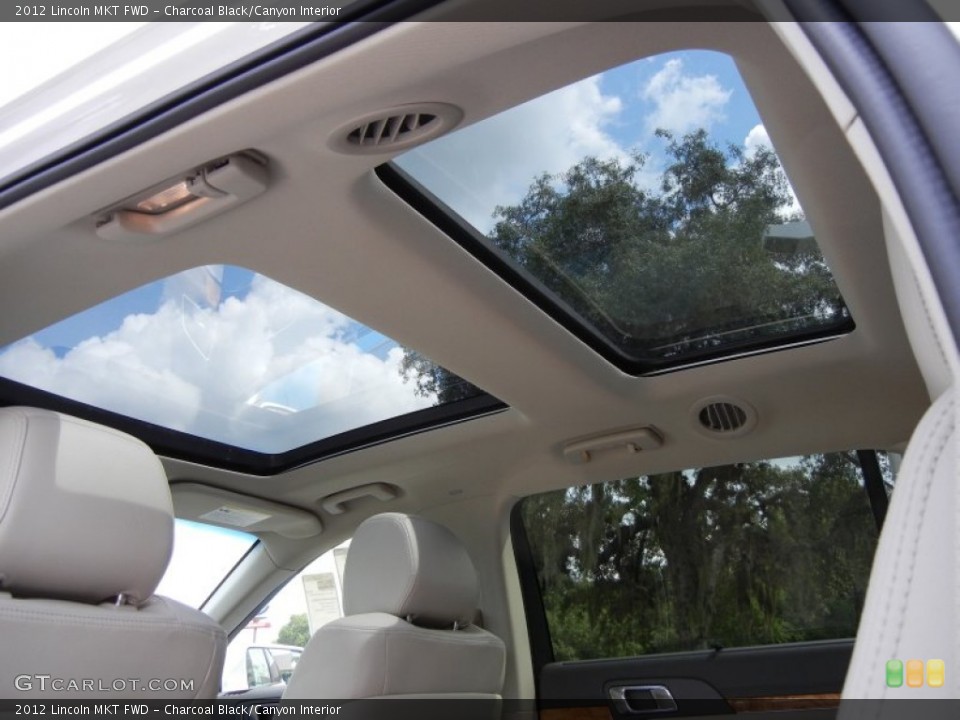 Charcoal Black/Canyon Interior Sunroof for the 2012 Lincoln MKT FWD #52463312