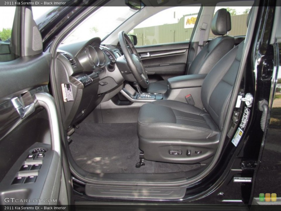 Black Interior Photo for the 2011 Kia Sorento EX #52463396
