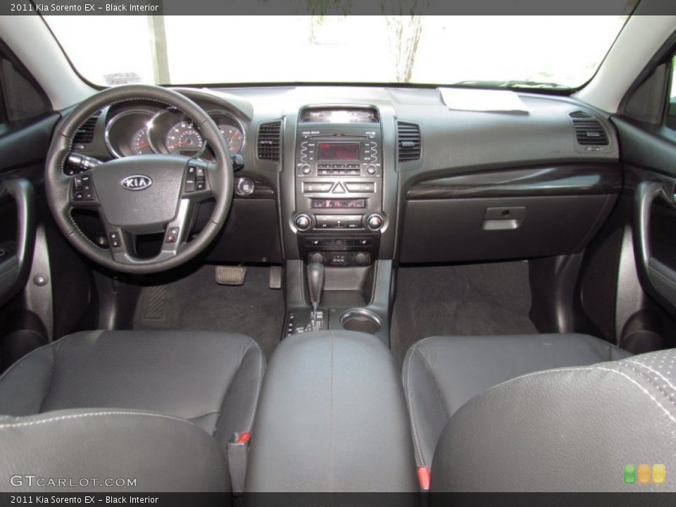 Black Interior Dashboard for the 2011 Kia Sorento EX #52463474