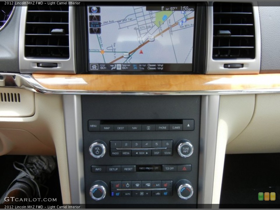 Light Camel Interior Navigation for the 2012 Lincoln MKZ FWD #52463540