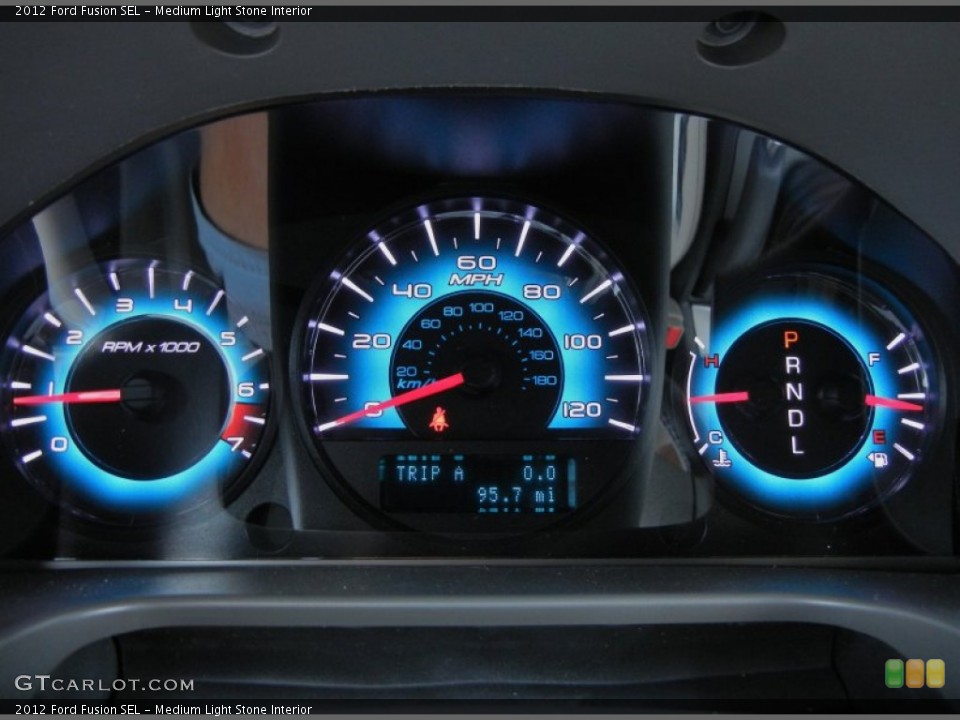 Medium Light Stone Interior Gauges for the 2012 Ford Fusion SEL #52464830