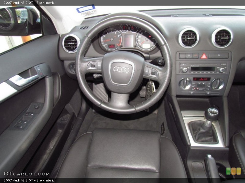 Black Interior Dashboard for the 2007 Audi A3 2.0T #52466450