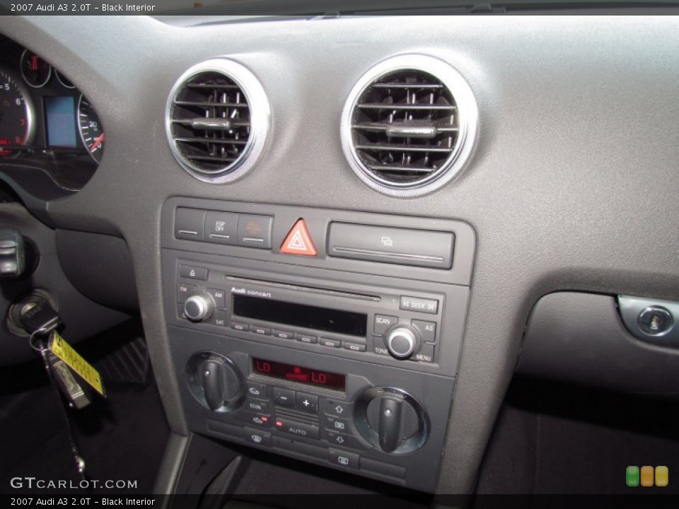 Black Interior Controls for the 2007 Audi A3 2.0T #52466465