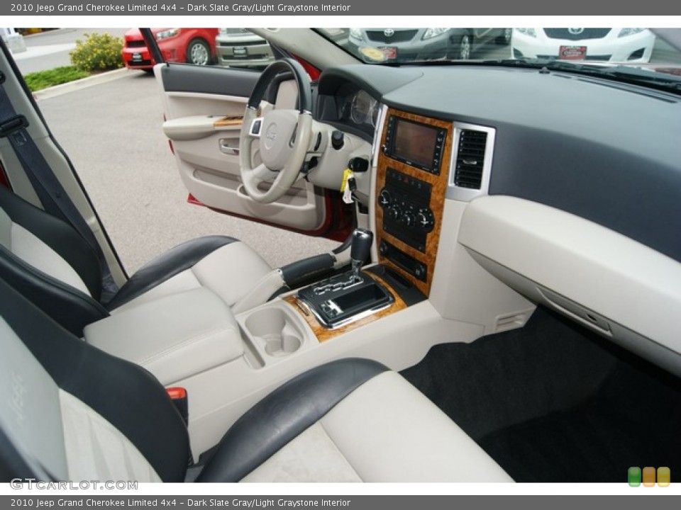 Dark Slate Gray/Light Graystone Interior Dashboard for the 2010 Jeep Grand Cherokee Limited 4x4 #52466585