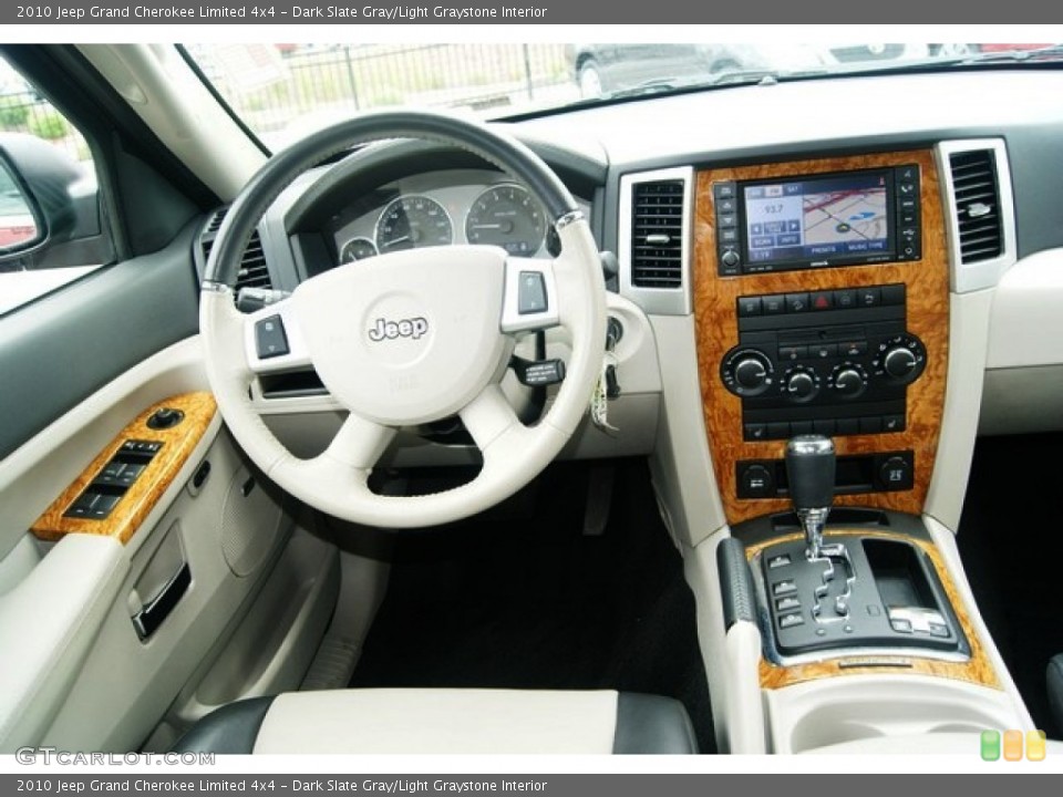 Dark Slate Gray/Light Graystone Interior Dashboard for the 2010 Jeep Grand Cherokee Limited 4x4 #52466741
