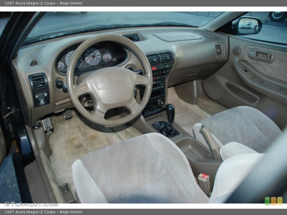 Beige 1997 Acura Integra Interiors