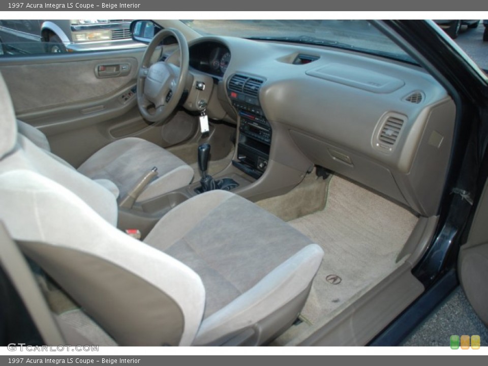 Beige Interior Dashboard for the 1997 Acura Integra LS Coupe #52467524