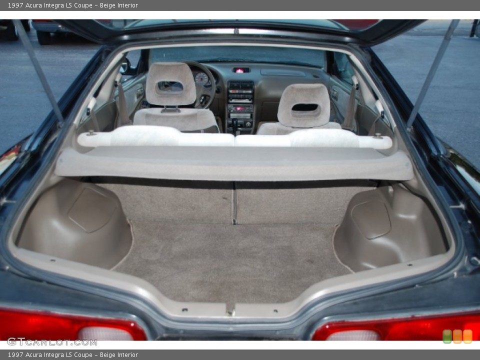 Beige Interior Trunk for the 1997 Acura Integra LS Coupe #52467566