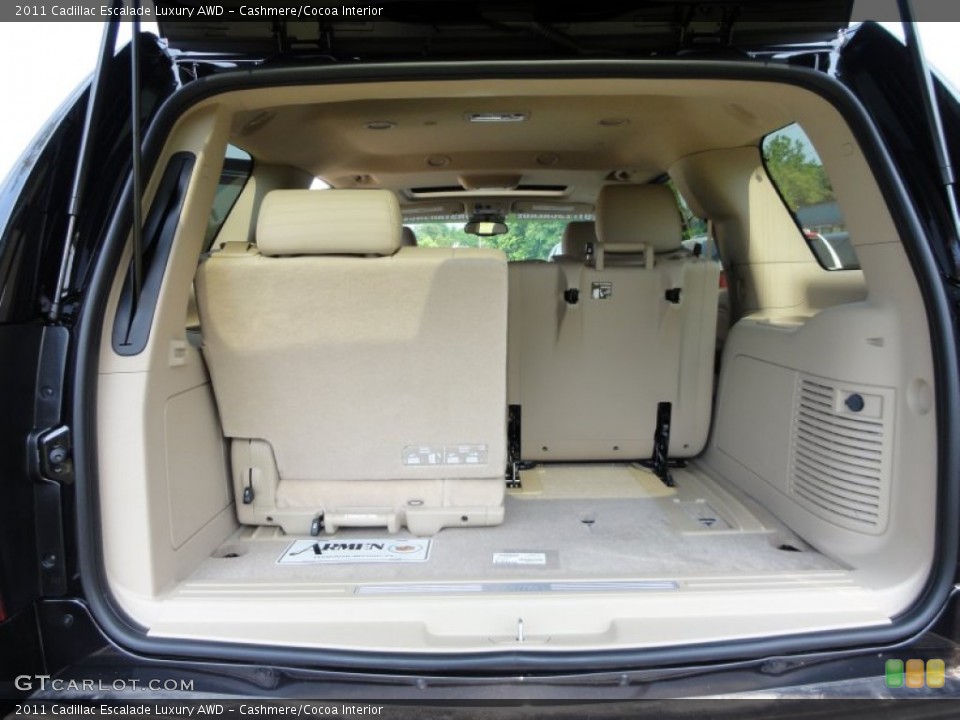 Cashmere/Cocoa Interior Trunk for the 2011 Cadillac Escalade Luxury AWD #52467710