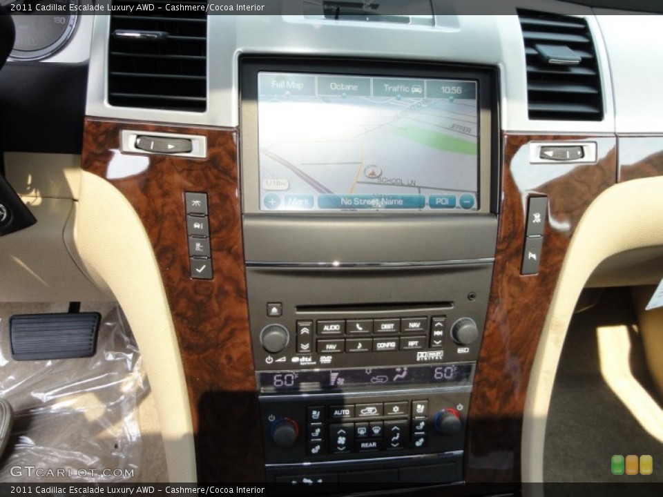 Cashmere/Cocoa Interior Navigation for the 2011 Cadillac Escalade Luxury AWD #52467767