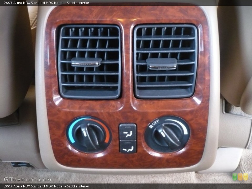 Saddle Interior Controls for the 2003 Acura MDX  #52469363