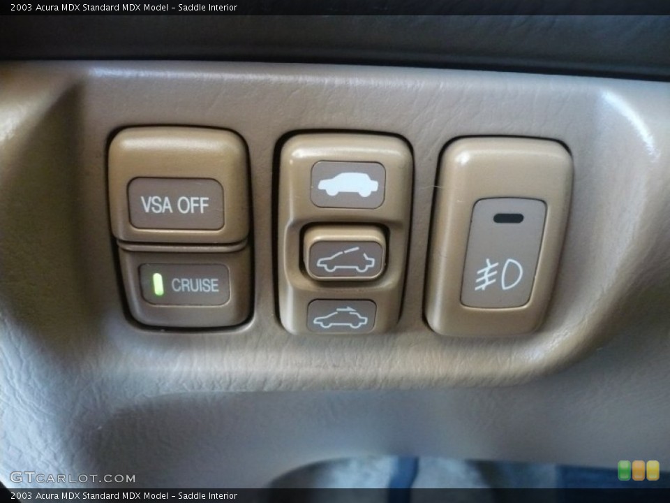 Saddle Interior Controls for the 2003 Acura MDX  #52469420