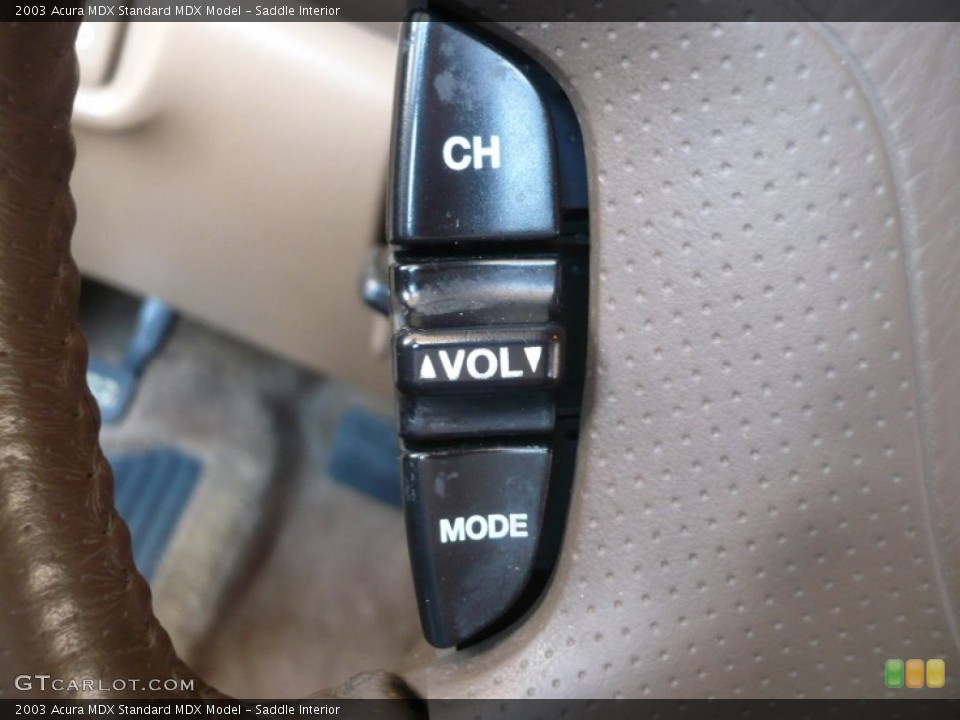 Saddle Interior Controls for the 2003 Acura MDX  #52469435