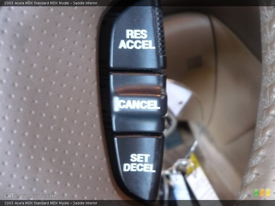 Saddle Interior Controls for the 2003 Acura MDX  #52469450