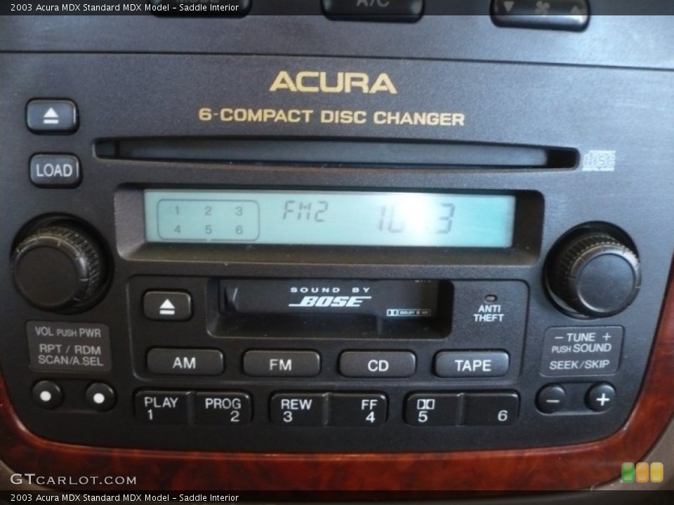 Saddle Interior Controls for the 2003 Acura MDX  #52469495