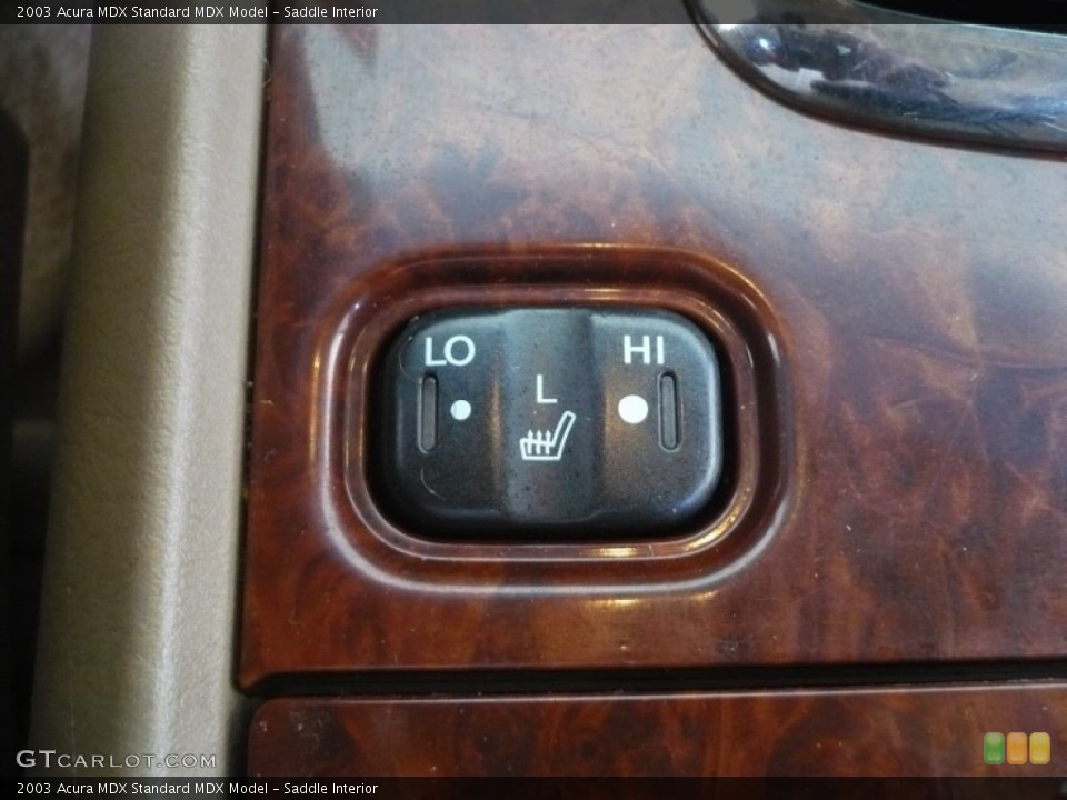 Saddle Interior Controls for the 2003 Acura MDX  #52469510