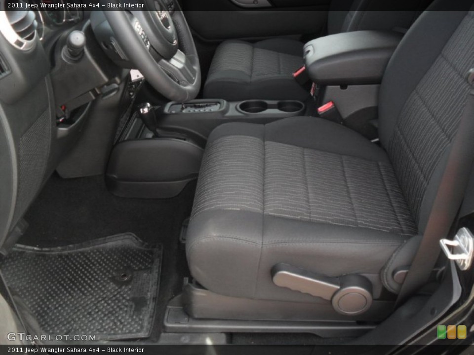 Black Interior Photo for the 2011 Jeep Wrangler Sahara 4x4 #52470290