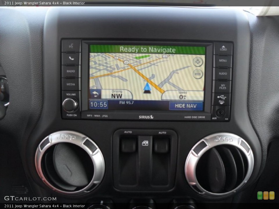 Black Interior Navigation for the 2011 Jeep Wrangler Sahara 4x4 #52470350