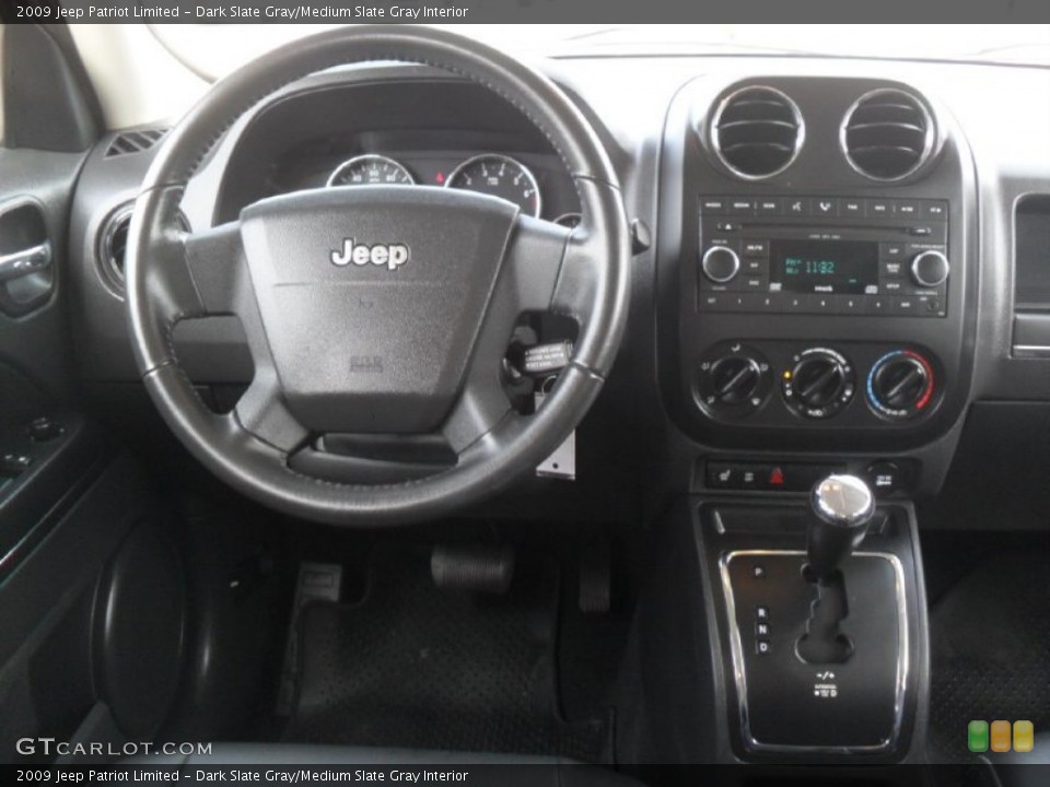 Dark Slate Gray/Medium Slate Gray Interior Dashboard for the 2009 Jeep Patriot Limited #52471889