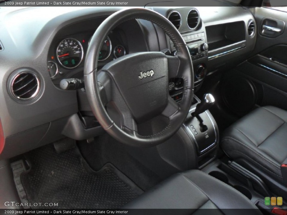 Dark Slate Gray/Medium Slate Gray 2009 Jeep Patriot Interiors