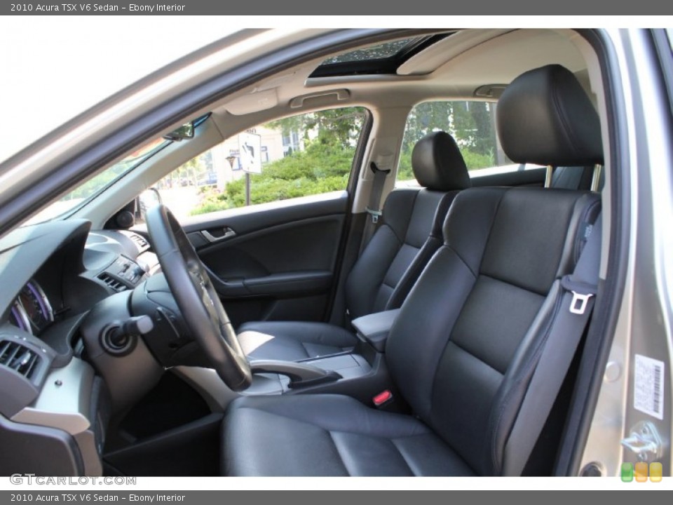Ebony Interior Photo for the 2010 Acura TSX V6 Sedan #52472138