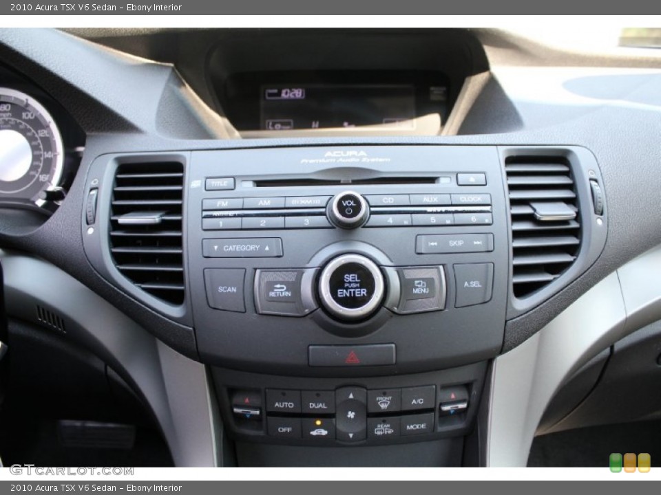 Ebony Interior Controls for the 2010 Acura TSX V6 Sedan #52472198