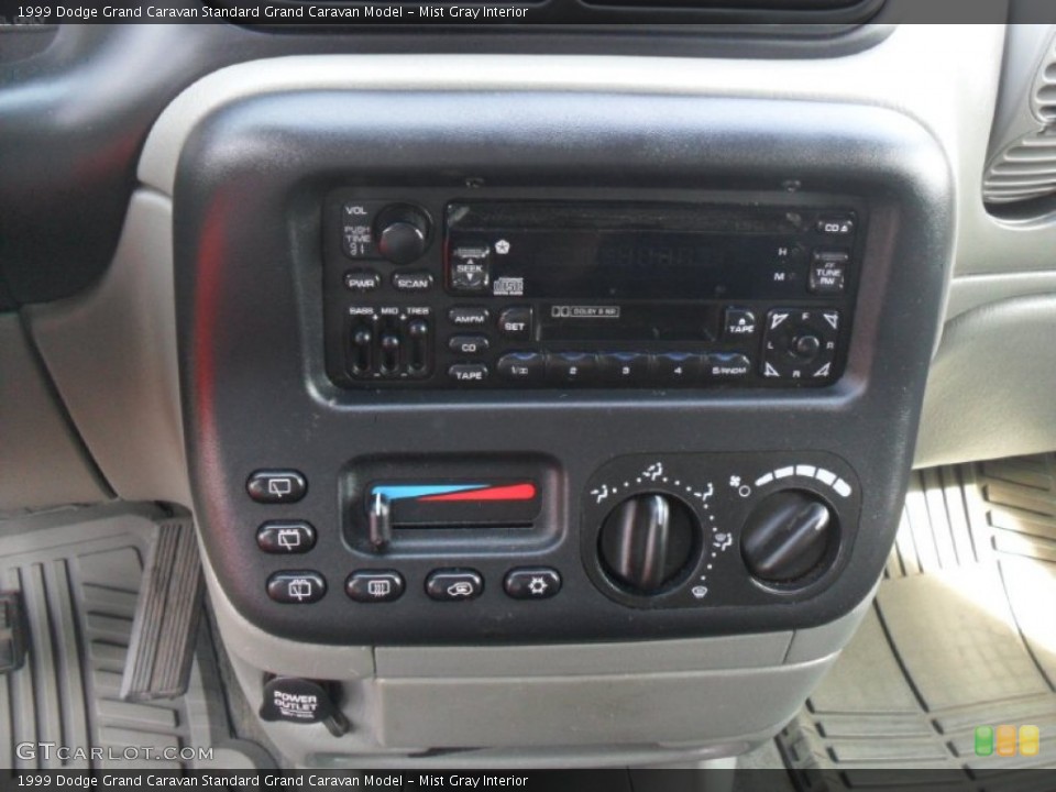 Mist Gray Interior Controls for the 1999 Dodge Grand Caravan  #52472207