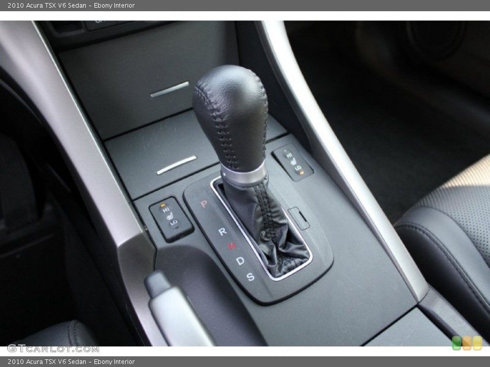Ebony Interior Transmission for the 2010 Acura TSX V6 Sedan #52472210