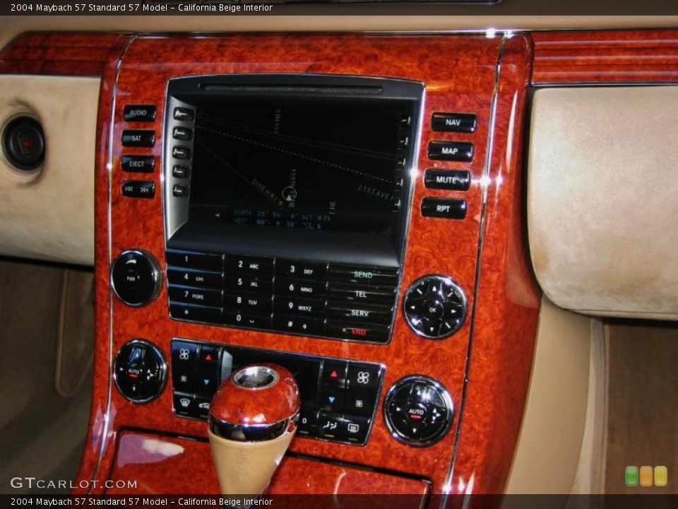 California Beige Interior Controls for the 2004 Maybach 57  #52473101