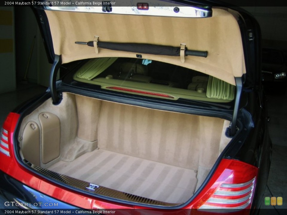 California Beige Interior Trunk for the 2004 Maybach 57  #52473344