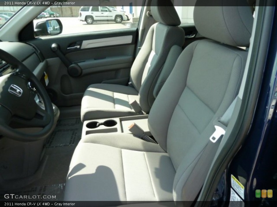 Gray Interior Photo for the 2011 Honda CR-V LX 4WD #52474223
