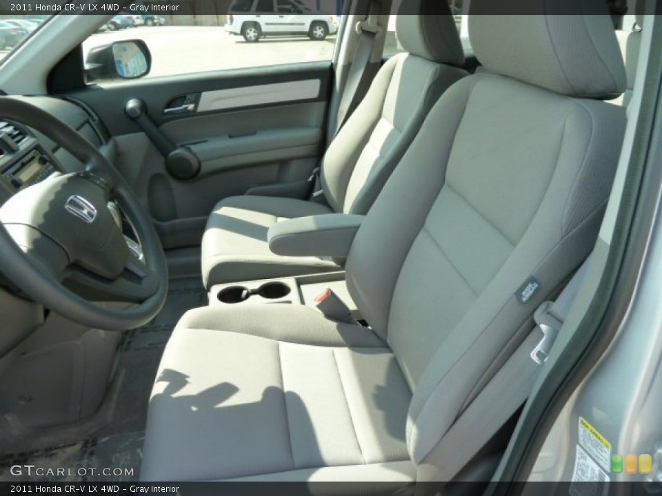 Gray Interior Photo for the 2011 Honda CR-V LX 4WD #52474496