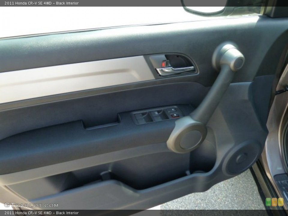 Black Interior Door Panel for the 2011 Honda CR-V SE 4WD #52474829