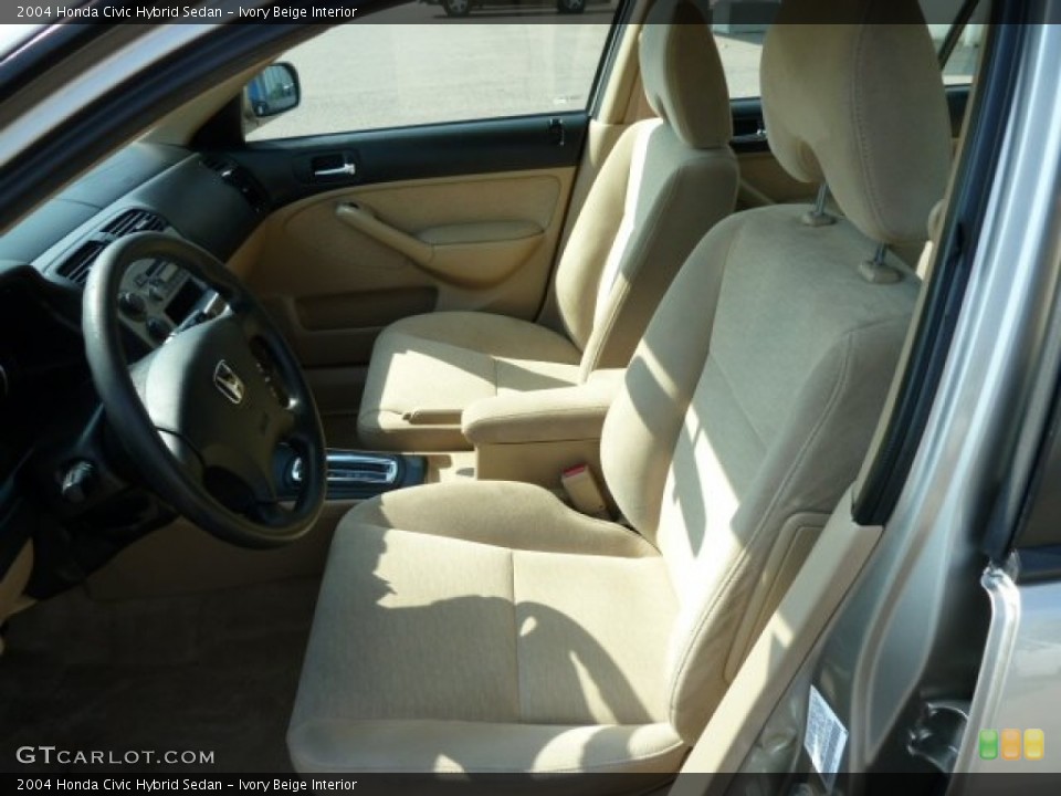 Ivory Beige Interior Photo for the 2004 Honda Civic Hybrid Sedan #52475600