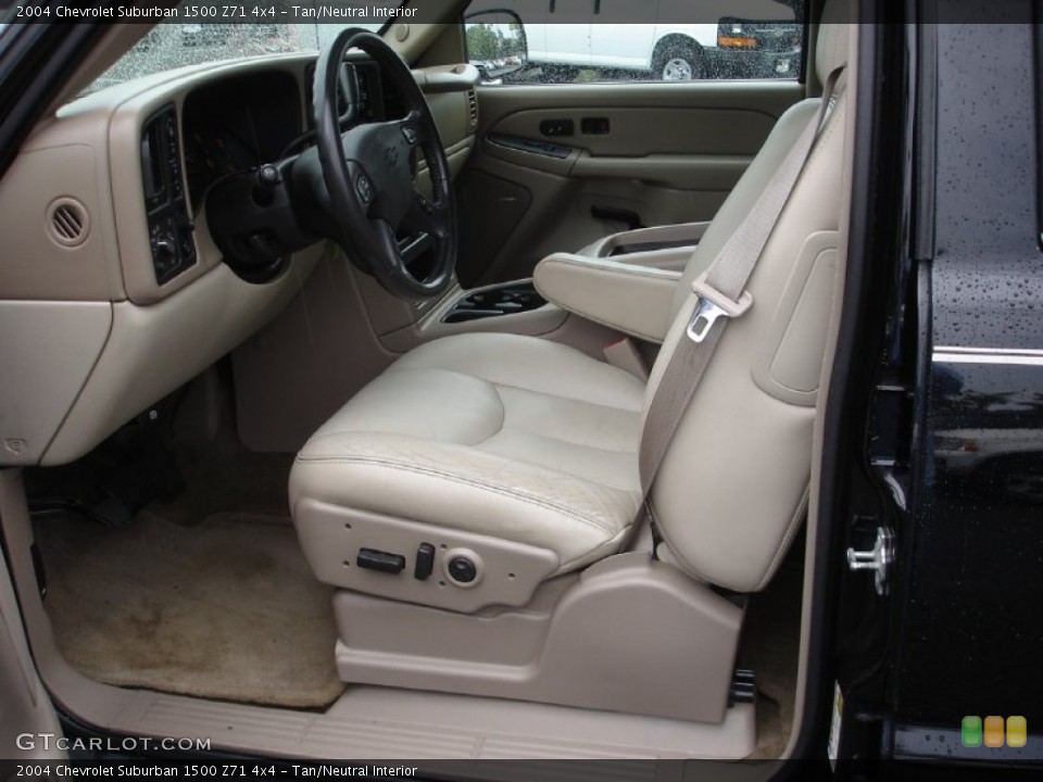 Tan/Neutral Interior Photo for the 2004 Chevrolet Suburban 1500 Z71 4x4 #52476752