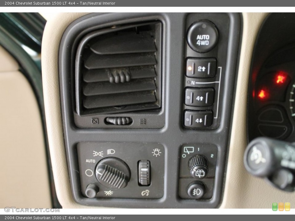 Tan/Neutral Interior Controls for the 2004 Chevrolet Suburban 1500 LT 4x4 #52480901