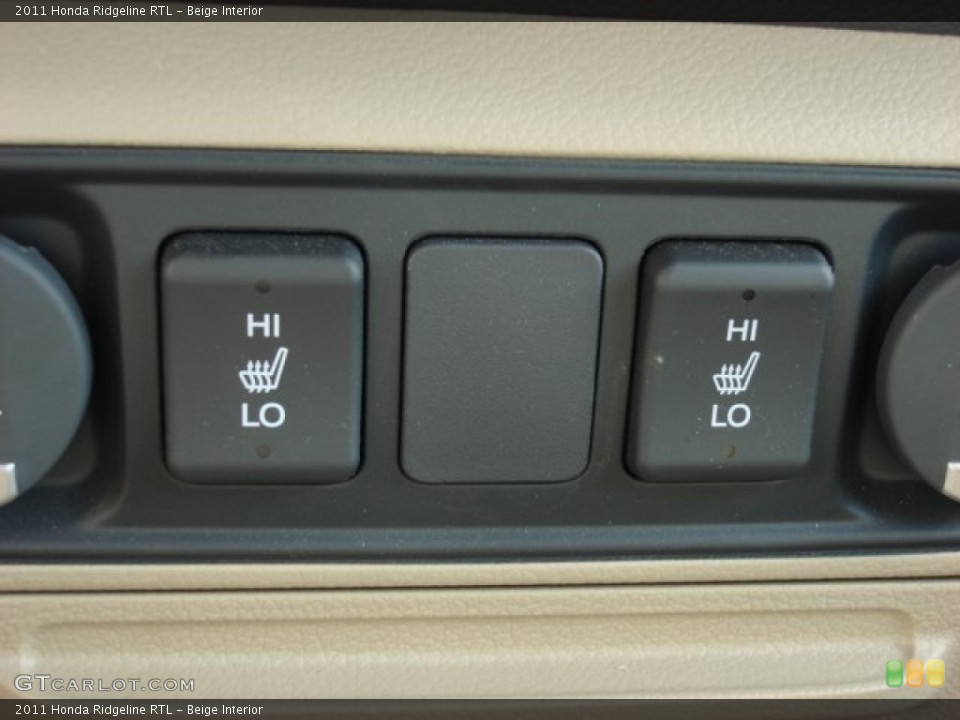 Beige Interior Controls for the 2011 Honda Ridgeline RTL #52483925
