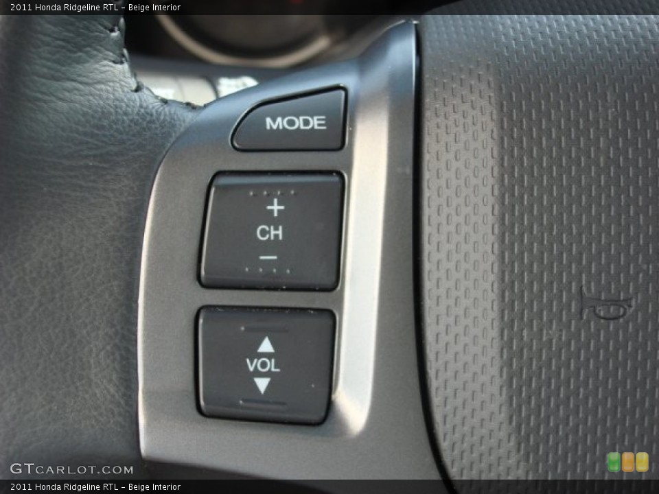 Beige Interior Controls for the 2011 Honda Ridgeline RTL #52483955