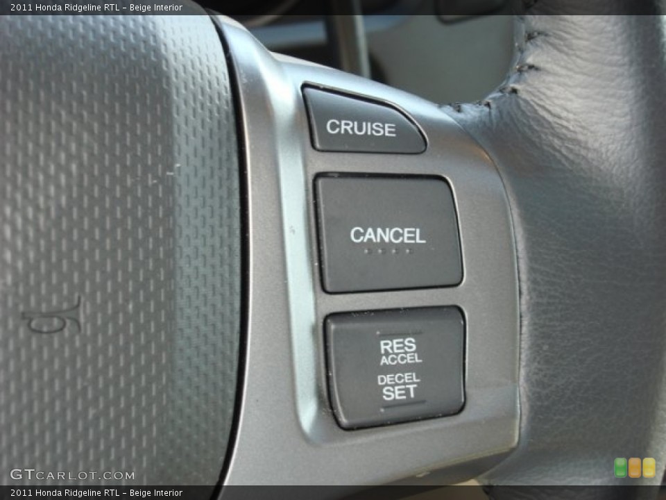 Beige Interior Controls for the 2011 Honda Ridgeline RTL #52483970