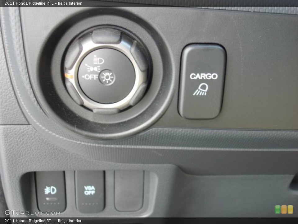 Beige Interior Controls for the 2011 Honda Ridgeline RTL #52483982