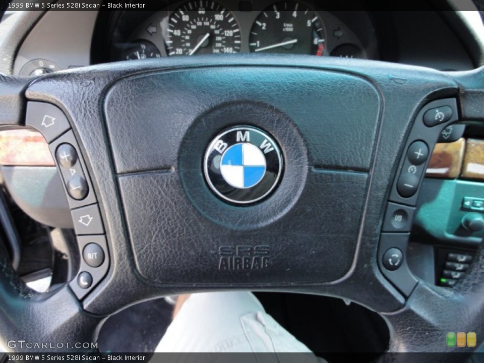 Black Interior Controls for the 1999 BMW 5 Series 528i Sedan #52486316