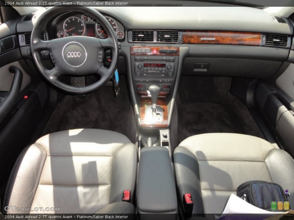 Platinum/Saber Black Interior Dashboard for the 2004 Audi Allroad 2.7T quattro Avant #52488272